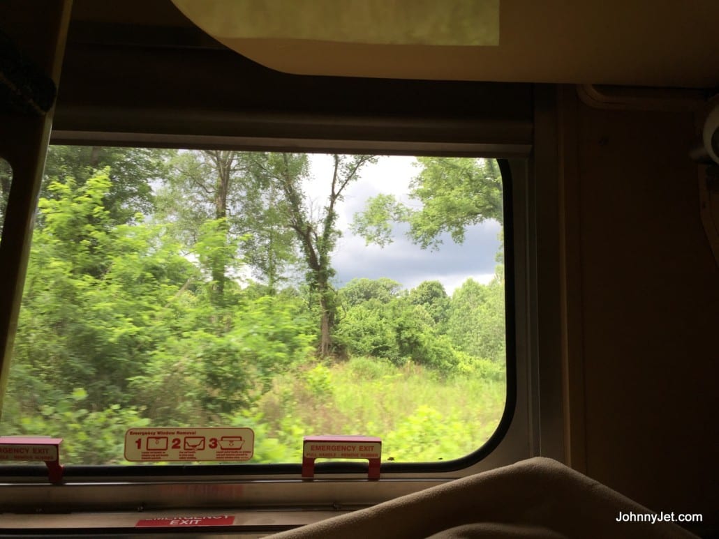 View from Pullman Rail Journeys cabin