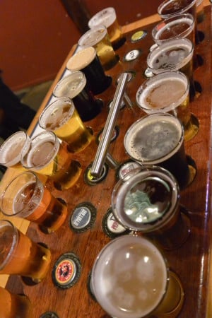 Russian River Brewing Company flight of 20 beers!
