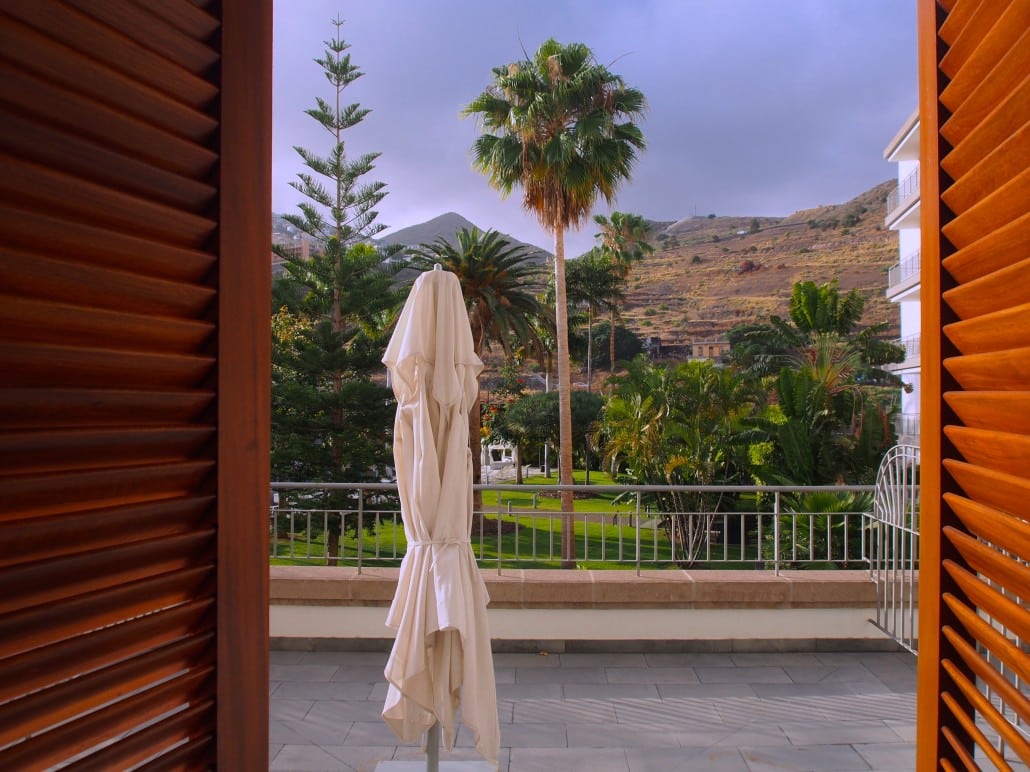 View from my room at the Iberostar Grand Hotel Mencey