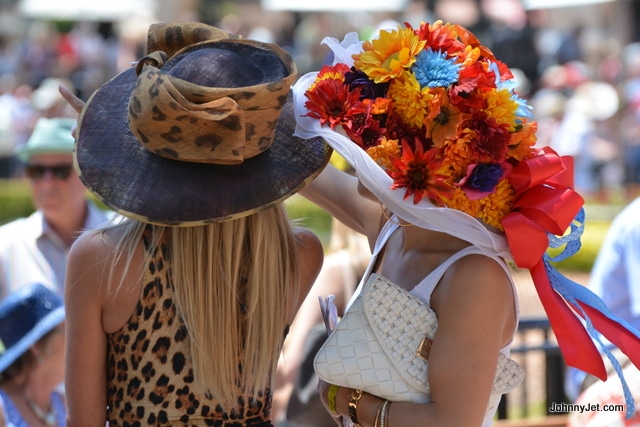 Hats at Opening Day at the Del Mar Racetrack
