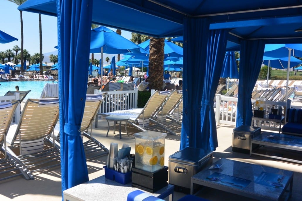 Get your own private cabana and sip on some seasonal cocktails