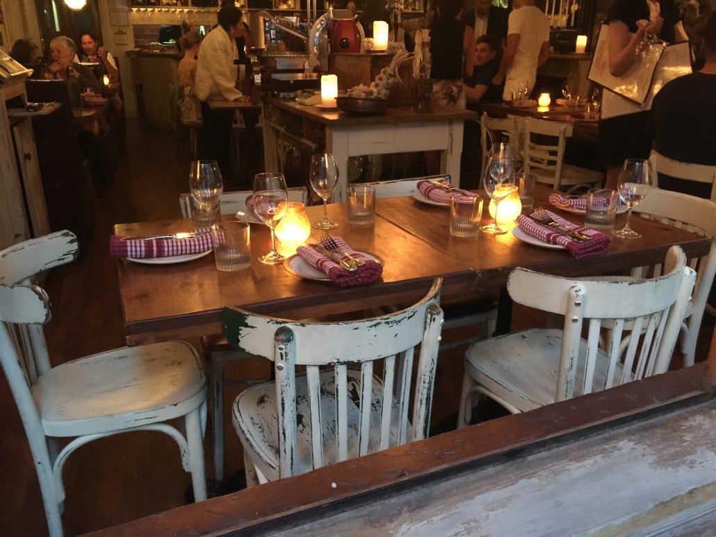 Intimate dining at Barroco