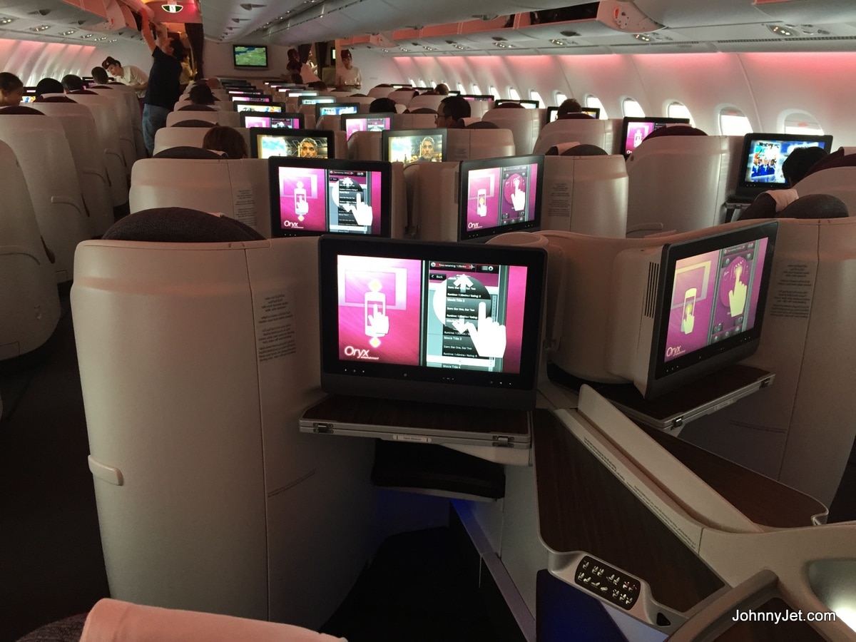 Business Class on Qatar Airways A380
