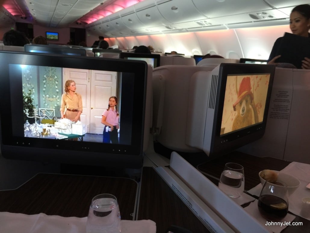 You can watch movie classics or new releases on Qatar Airways 