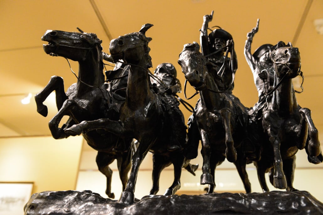 Original works at the Frederic Remington Art Museum in Ogdensburg, NY