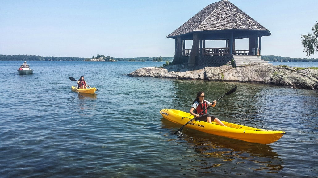 Kayaking to Cedar Island State Park