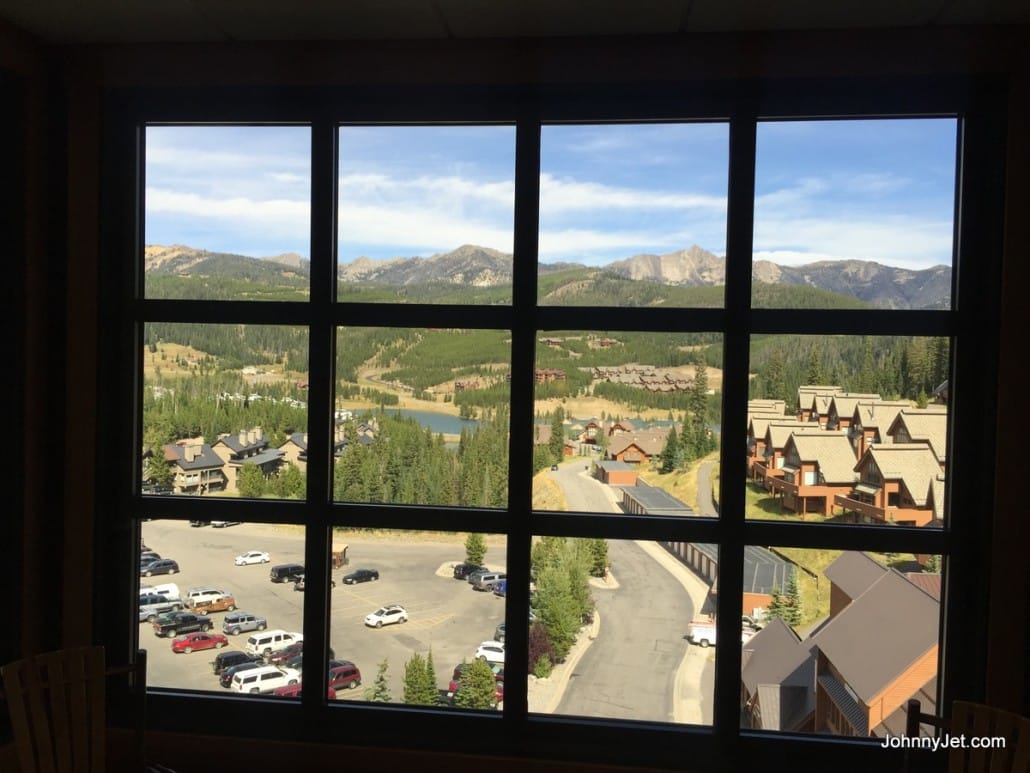 View from room at Big Sky