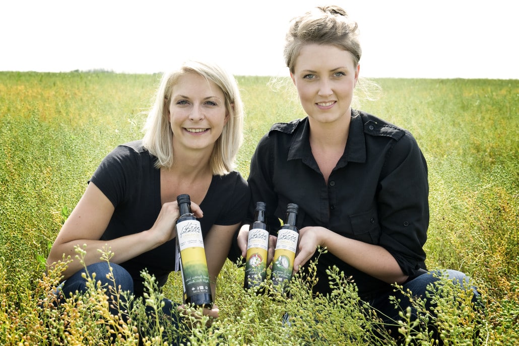 Three Farmers, famous for their Camelina Oil (Credit: Three Farmers)