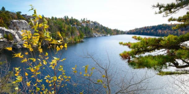 The best travel credit cards for beginners can take you to places like Lake Minnewaska.