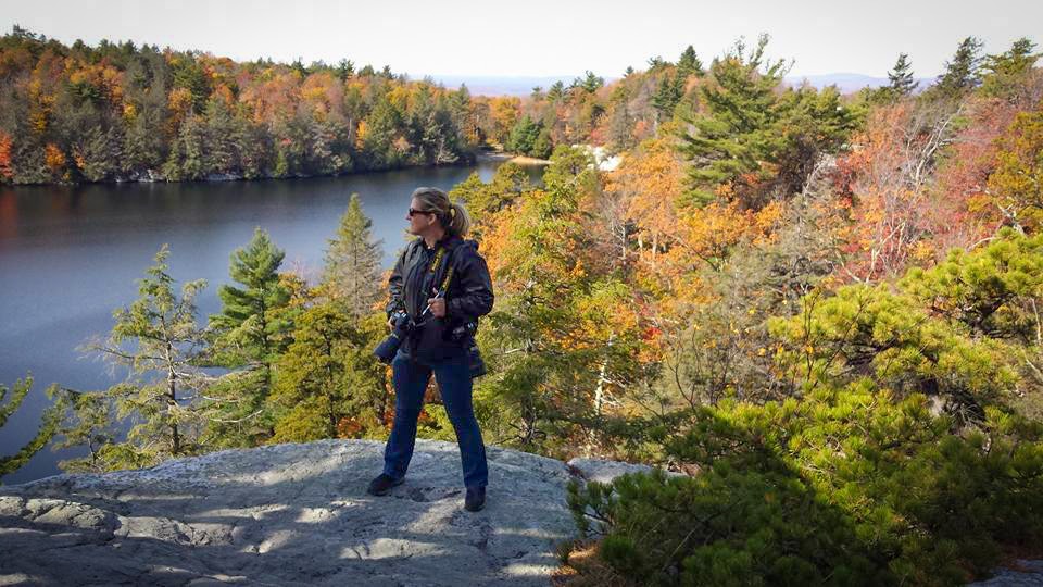 A portrait of myself looking out over Lake Minnewaska