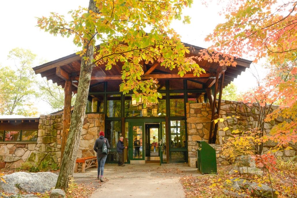 Visitor Center at The Mohonk Preserve offers educational workshops and public programs