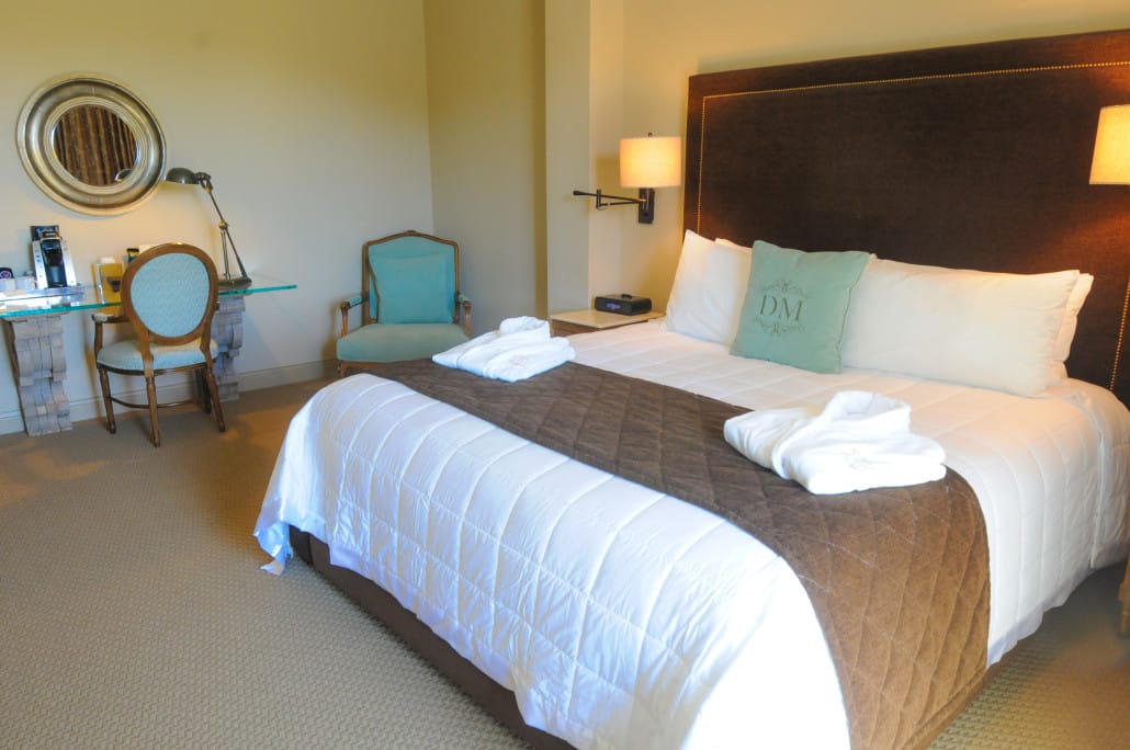 One of 30 luxury rooms offered at Diamond Mills Hotel and Tavern