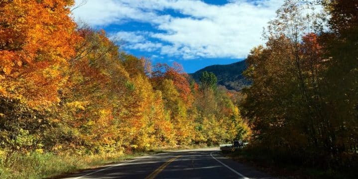 Mountain Road in Stowe, Vermont