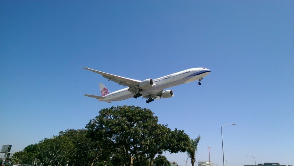 A China Airlines 777 (Credit: Spencer Marker)