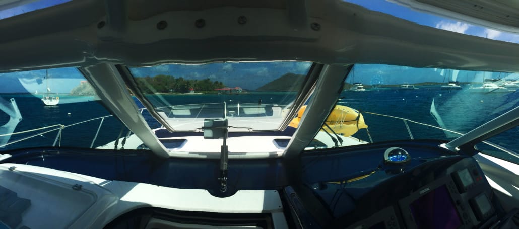 View from the captain's chair