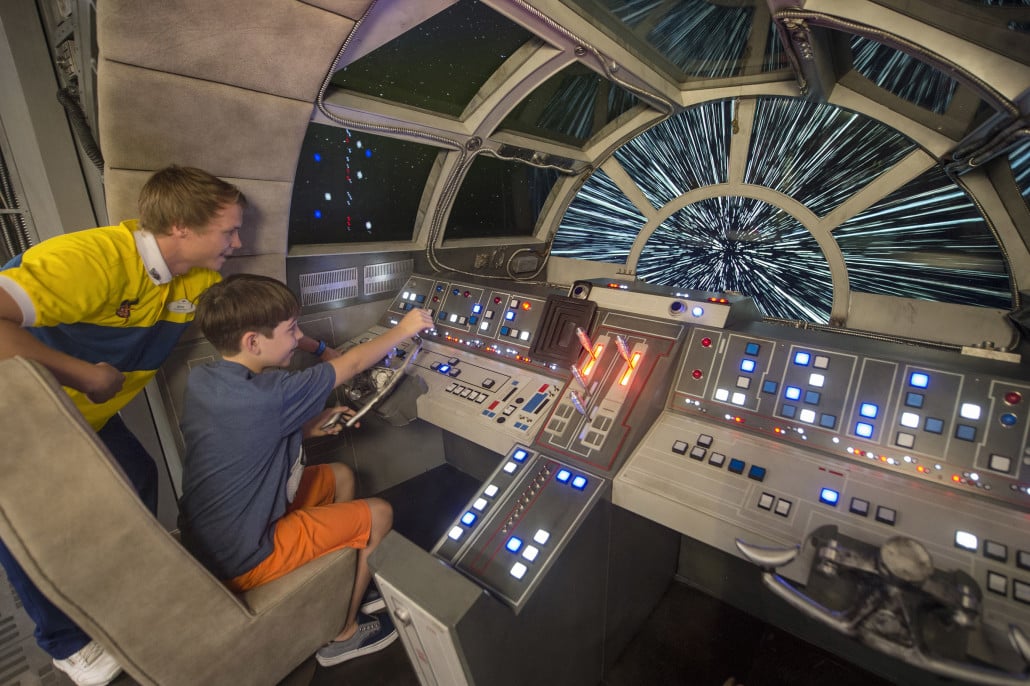 On the Disney Dream, kids are transported to a far away galaxy at Star Wars: Millennium Falcon, a Force-filled play area inspired by the spacecraft from the legendary saga (Credit: Kent Phillips)