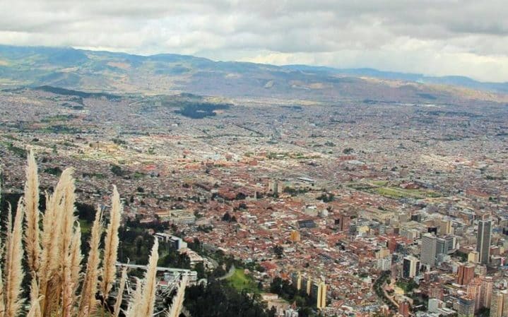 View of Bogotá from Monserrate