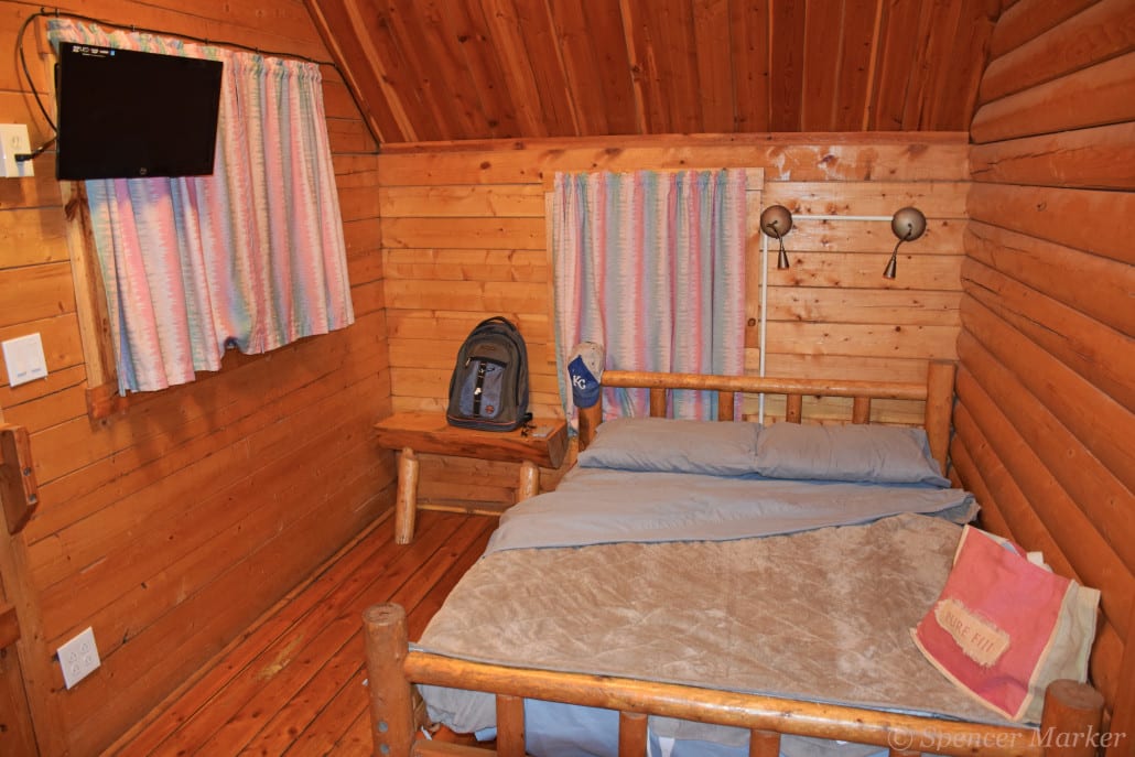 Inside the KOA cabin