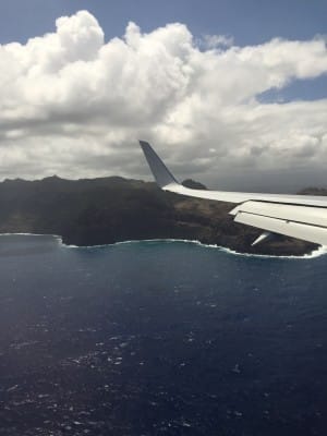 Flying in