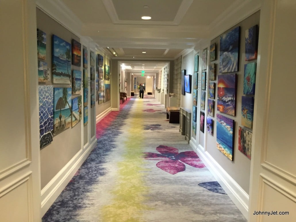 Ritz-Carlton Grand Cayman art gallery/bridge to rooms