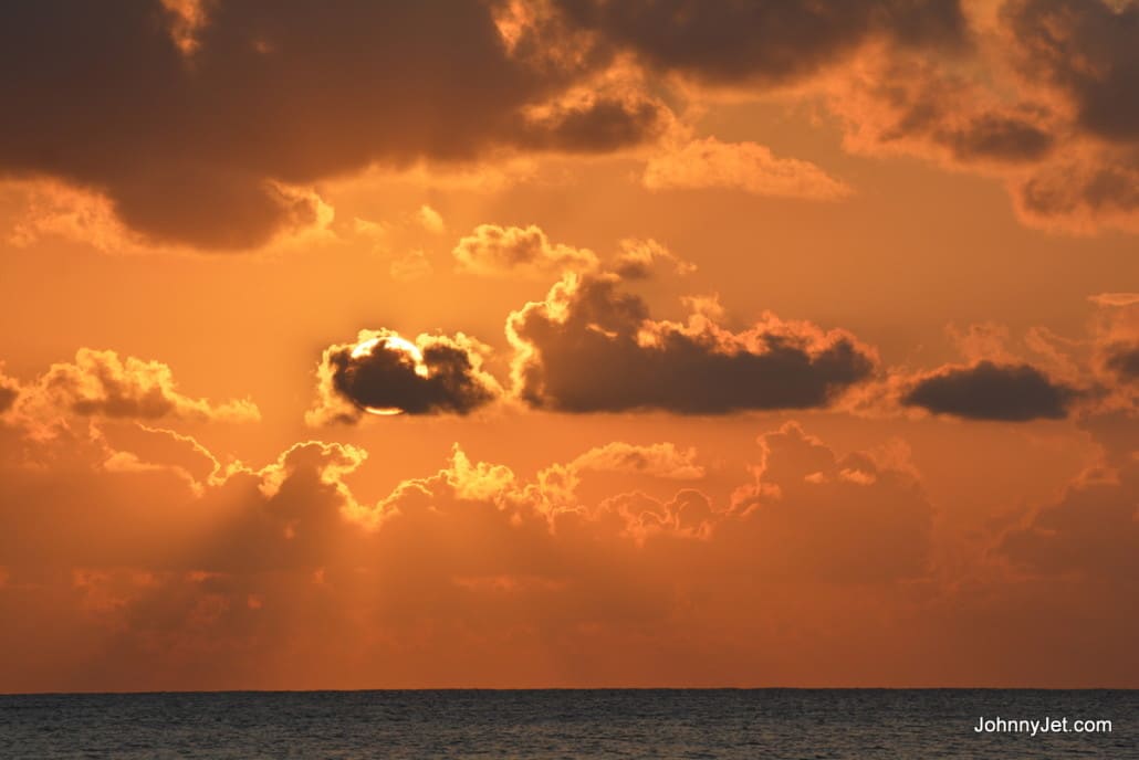 Sunset at Ritz-Carlton Grand Cayman 