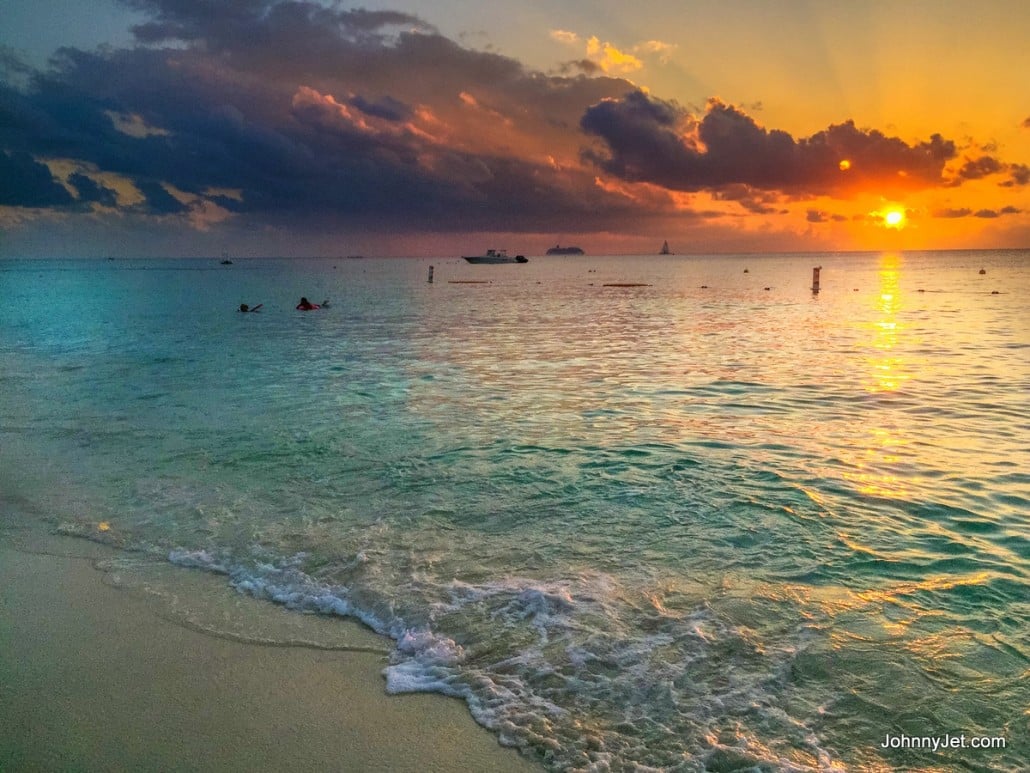 Sunset at Ritz-Carlton Grand Cayman 