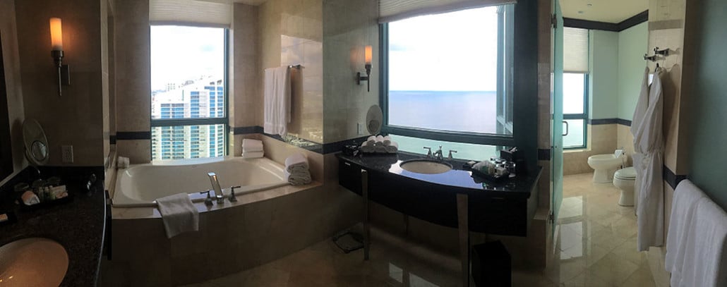Bathroom in the Presidential Suite