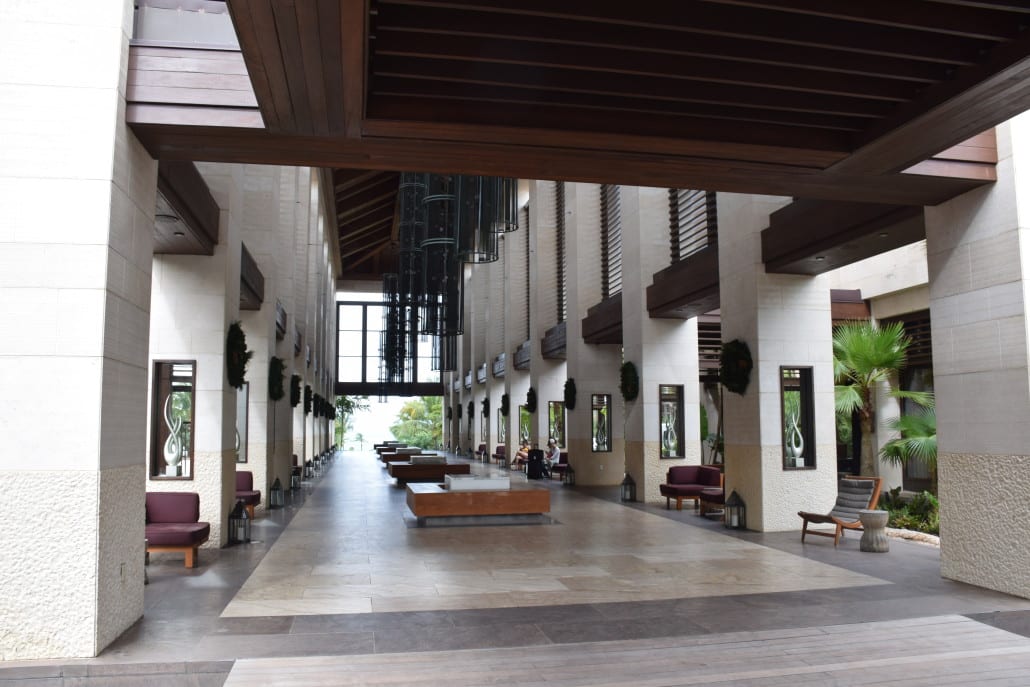 The Cove open-air lobby
