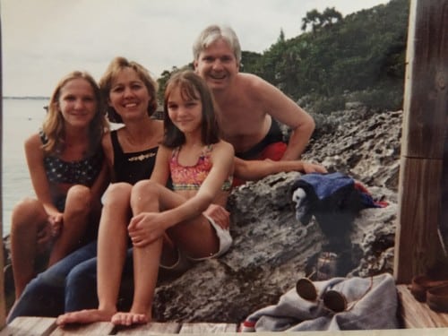 My family at Atlantis in December 1997