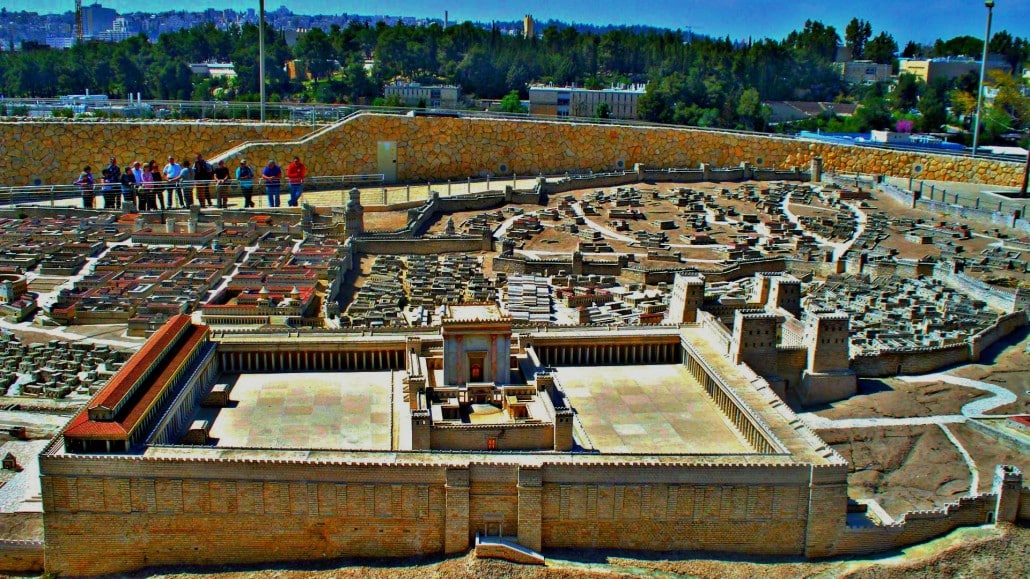 Scale model of Old Jerusalem at the Israel Museum