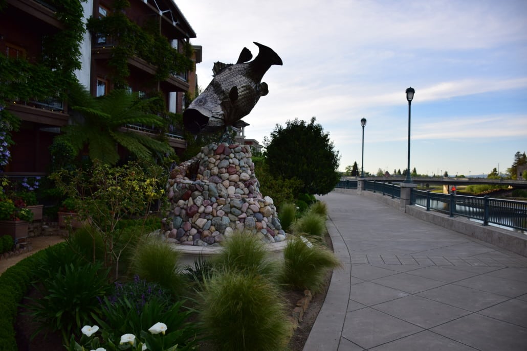 “Fish On” was installed late last year as a part of downtown Napa’s ARTWalk program
