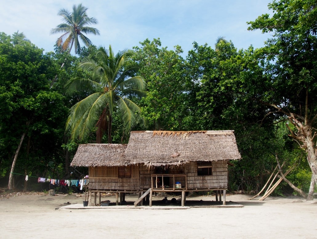 House on Sawapauli in Milne Bay