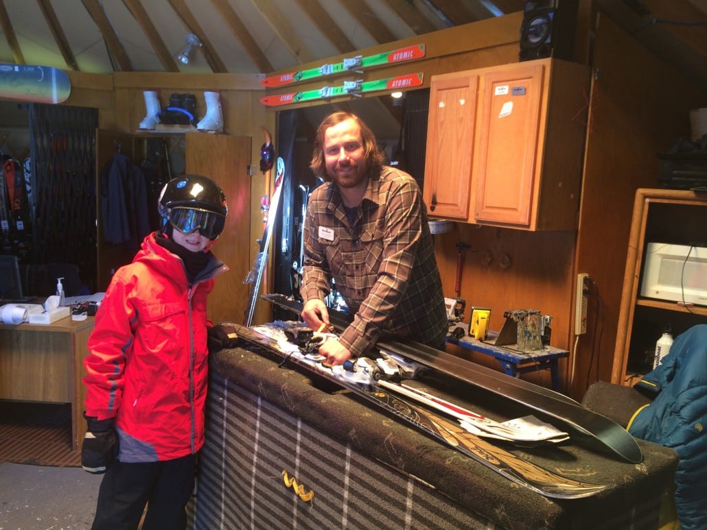 Let Brad wax your skis at the 9080 Yurt atop Steamboat’s gondola ride for a mere $10