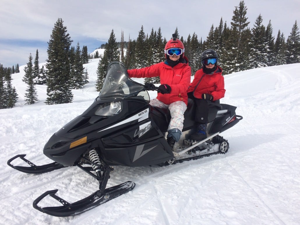 Ames and I ready to hit the open meadow