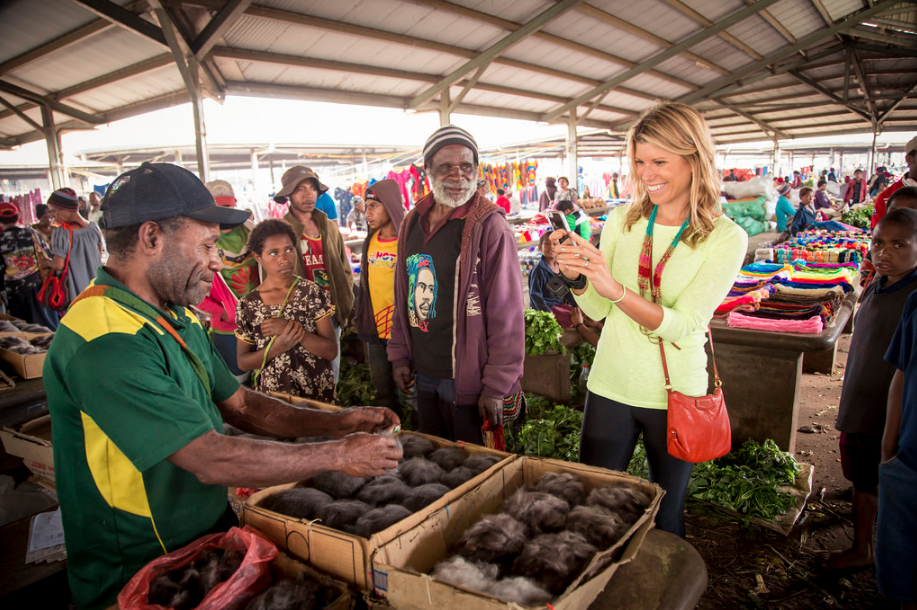 Mount Hagen market, not far from Rondon Ridge