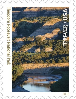 Theodore Roosevelt National Park (Copyright: 2016 USPS)