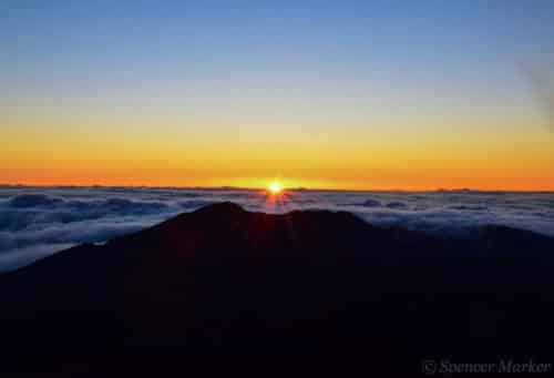 Haleakala National Park's spectacular sunrise at 10,000 feet