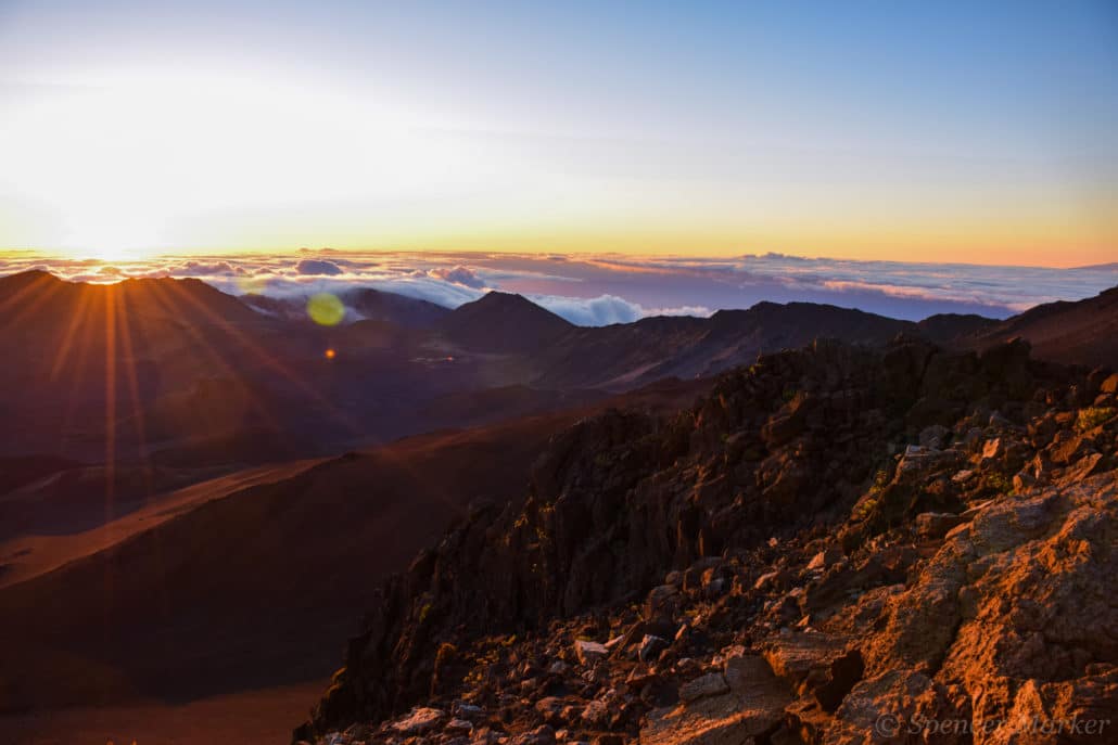 Haleakala National Park at sunrise
