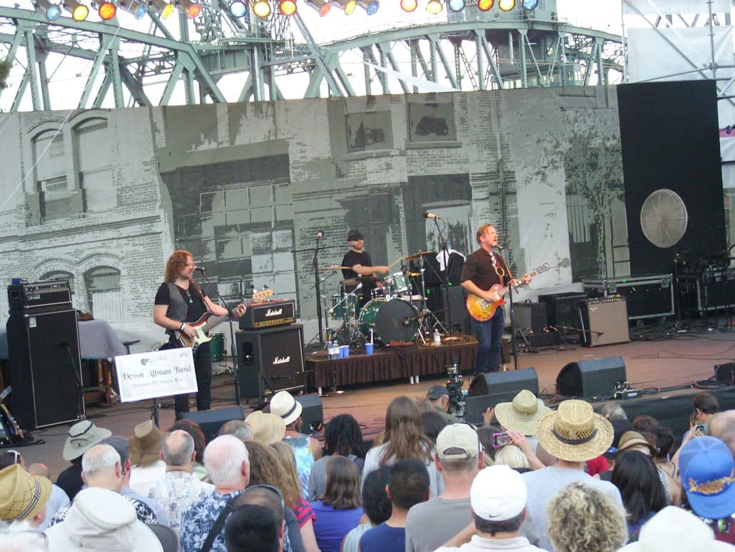 Devon Allman Band at the festival