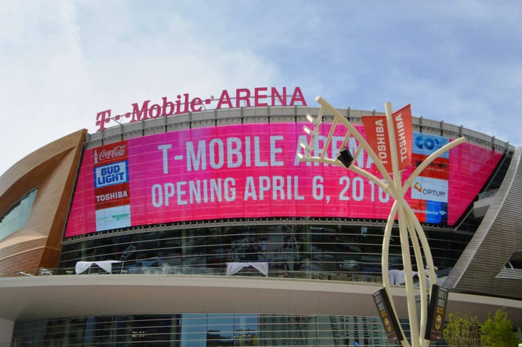 The T-Mobile Arena prepares for its grand opening