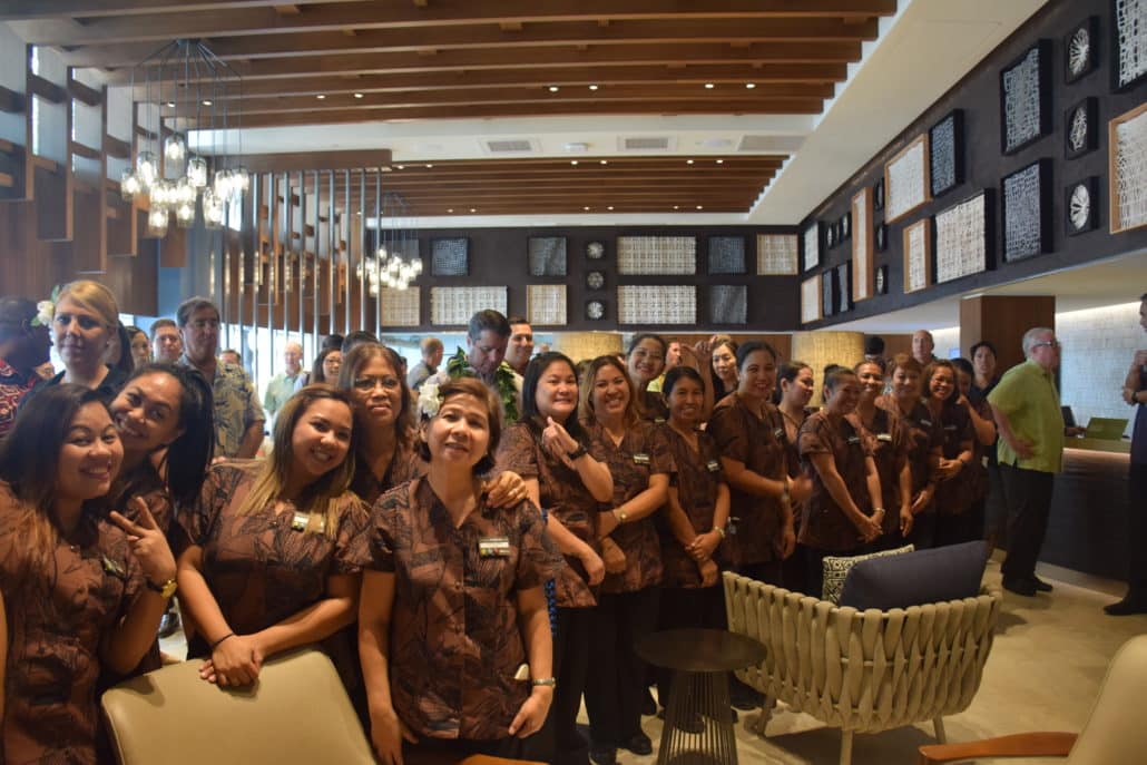 Employee passion for the hotel really showed at the ribbon-cutting
