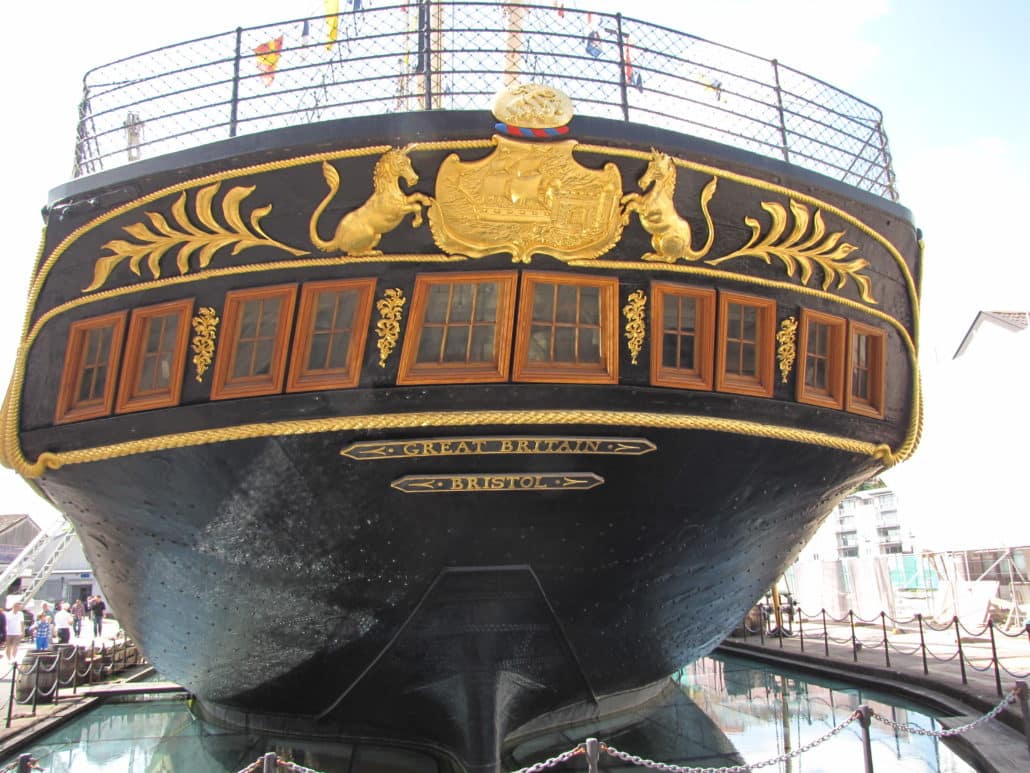 SS Great Britain, a restored 19th-century ship that revolutionized trans-Atlantic travel, is now a popular Bristol museum