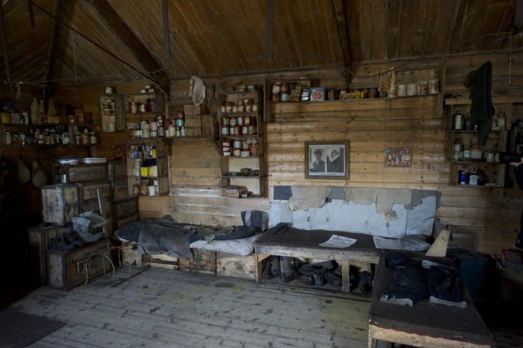 Inside Shackleton's hut in Cape Royds (Credit: Fred van Olphen and Oceanwide Expeditions)