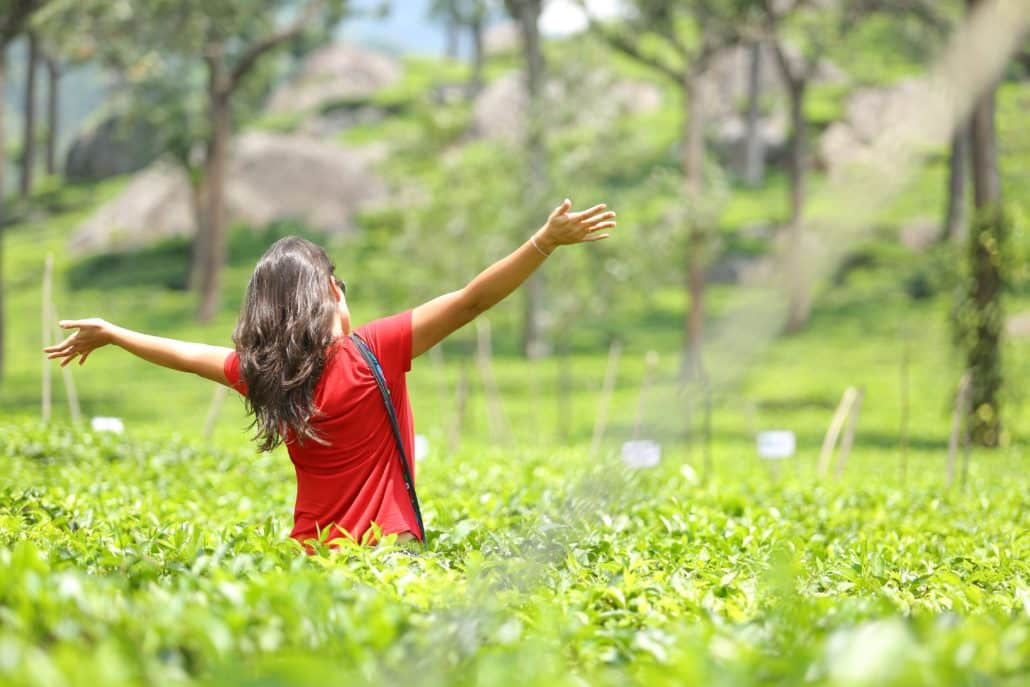 Me in the tea plantations in Munnar