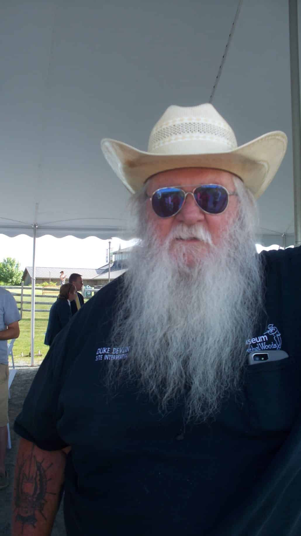 Duke Devlin, who attended the Woodstock Festival and describes it as like "having all your Christmases and birthdays in just three days"