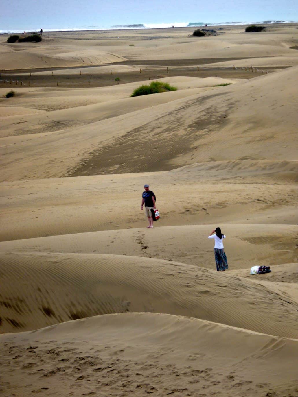 The sand was imported from the Sahara to create Maspalomas beach