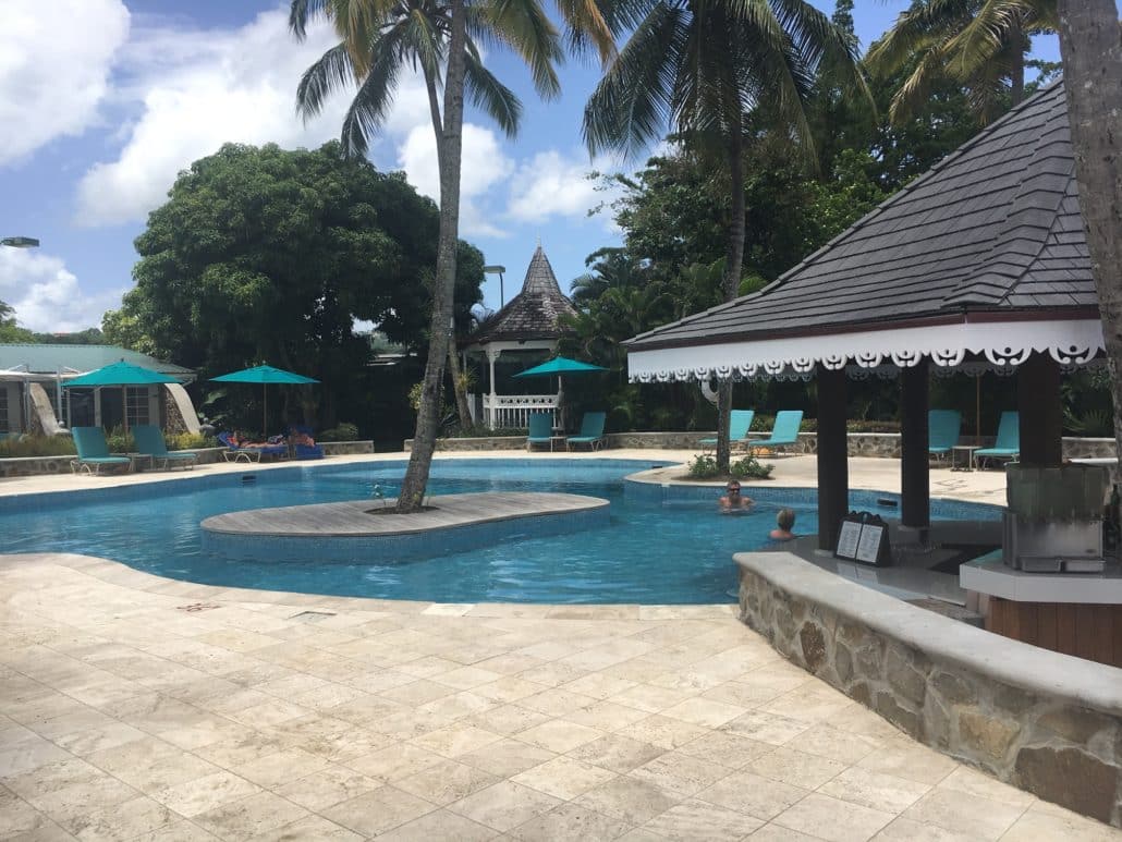 Pool number two, with swim-up bar