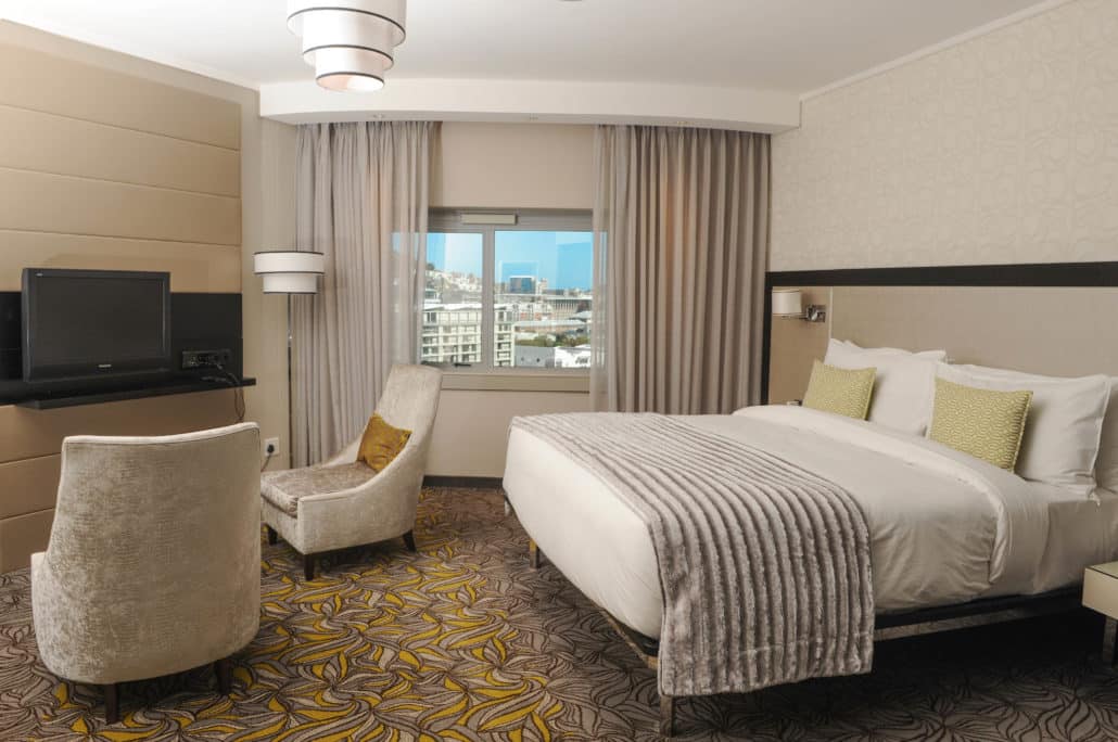 Standard room at the Southern Sun Waterfront Hotel in Cape Town
