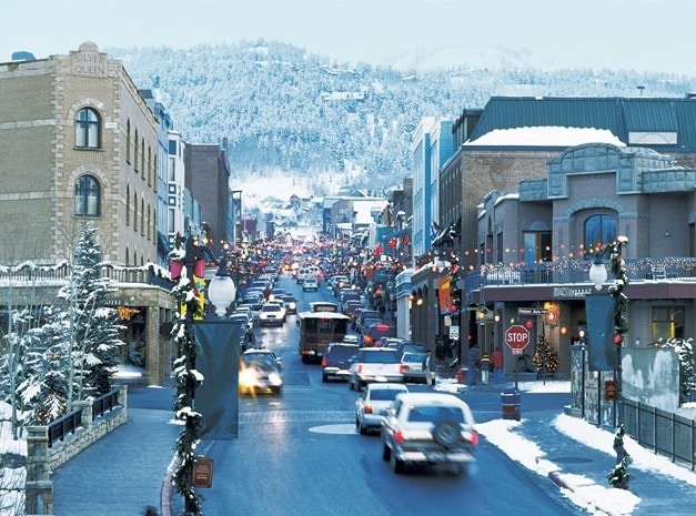 Park City's Main Street by day
