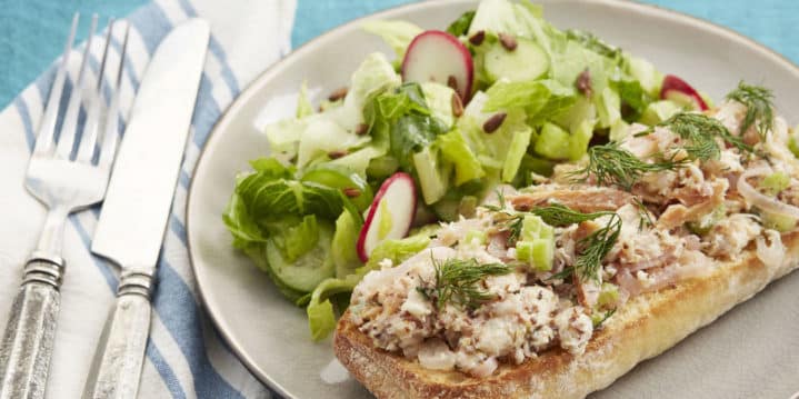 Trout Tartines Credit: Blue Apron